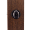 Copper Creek Egg Knob Privacy Function, Black EK2030BC